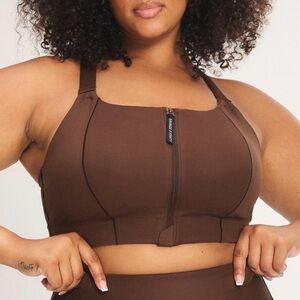 Savage X Fenty Cool Curves High Impact zip Up Sports Bra